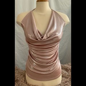 Pink Express halter top.